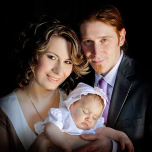 A christening photographer's work